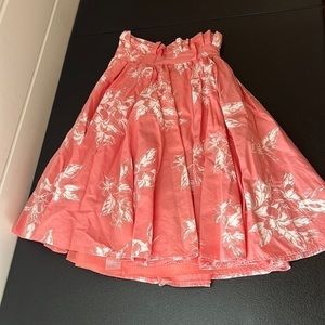 SNIDEL Plumeria Pink Skirt SZ 0